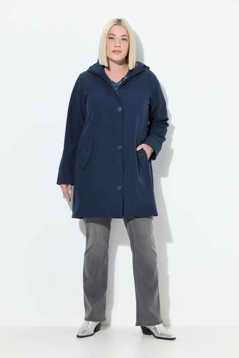 Produktbild Ulla Popken HYPRAR Softshell-Mantel, wasserabweisend, Kapuze (46, 48)