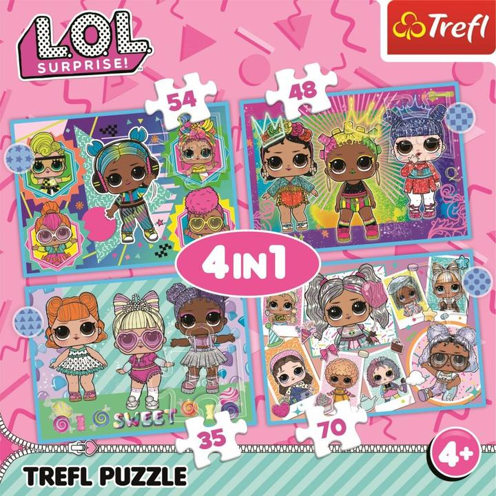 Actual product image L.O.L. Surprise! Trays 4w1 Do You Know LOL Surprise Dolls (70 pieces)