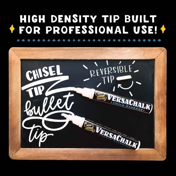 Actual product image VersaChalk - Metallic Liquid Chalk Marker Set of 8 with 3mm Tip (8x)
