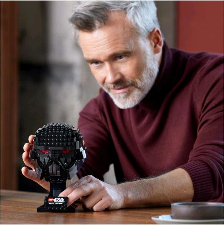Actual product image LEGO Dark Trooper Helmet (75343, LEGO Star Wars, LEGO Rare Sets)