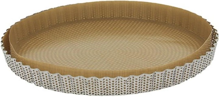 Immagine prodotto de Buyer Geriff. Tortiera Forata In Acciaio Inox 28x2,5 cm (28 cm)