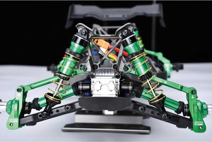 Produktbild GPM Alu C-Hubs vorne orange Traxxas Jato 4x4