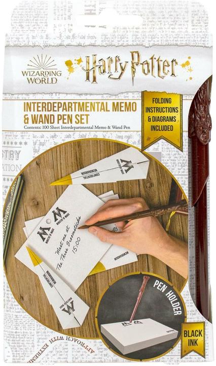 Produktbild Thumbs Up ! Harry Potte Notizblock & Zauberstabstift Magical (Blanko)