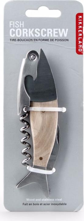 Actual product image Kikkerland Fish Corkscrew (Sommelier knife)
