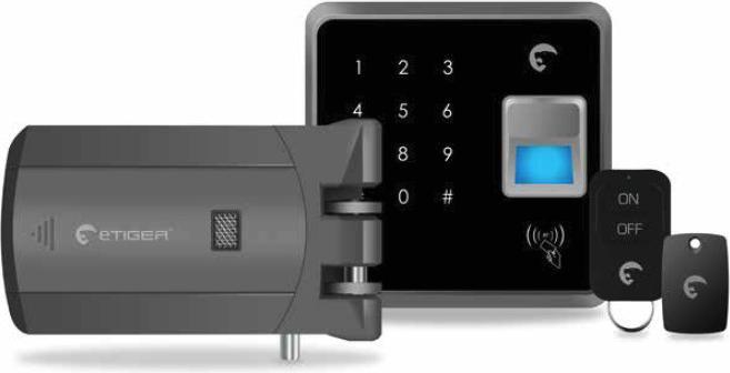 Actual product image eTiger ES-DL02 Smart Security security lock set