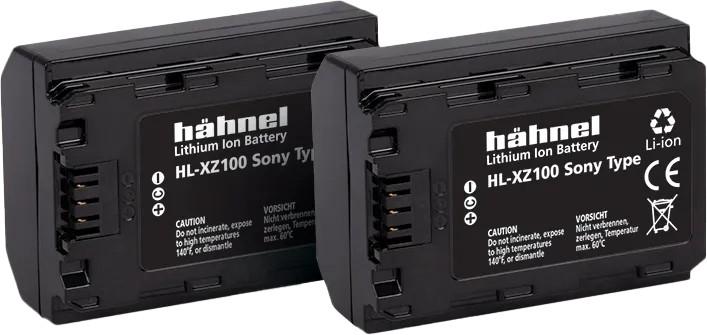 Actual product image Hähnel HL-XZ100, 2pcs camera battery replaces original battery NP-FZ100 7.2 V 2000 mAh (Camera battery)