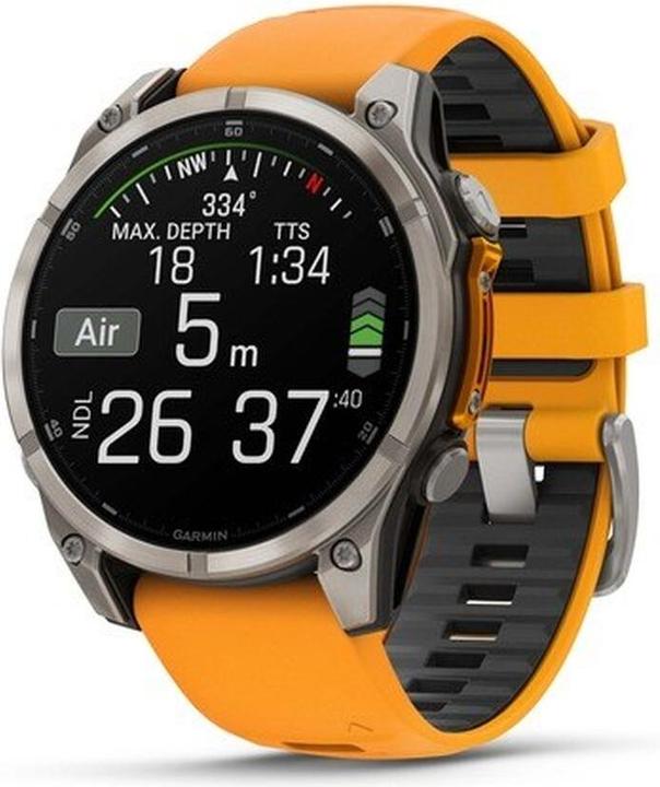Actual product image Garmin Fenix 8 AMOLED Sapphire Titan (47 mm)