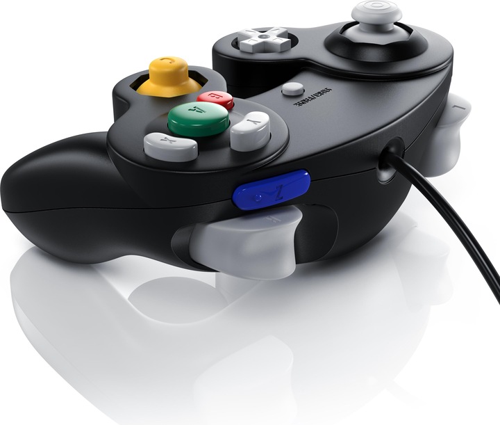 CSL Nintendo Controller, Gamepad for Nintendo GameCube / Wii Vibration effects / ergonomic