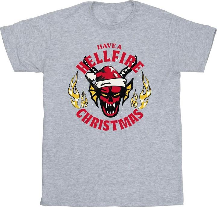 Immagine prodotto Netflix Stranger Things Hellfire Christmas Maglietta Ragazze (152, 158)