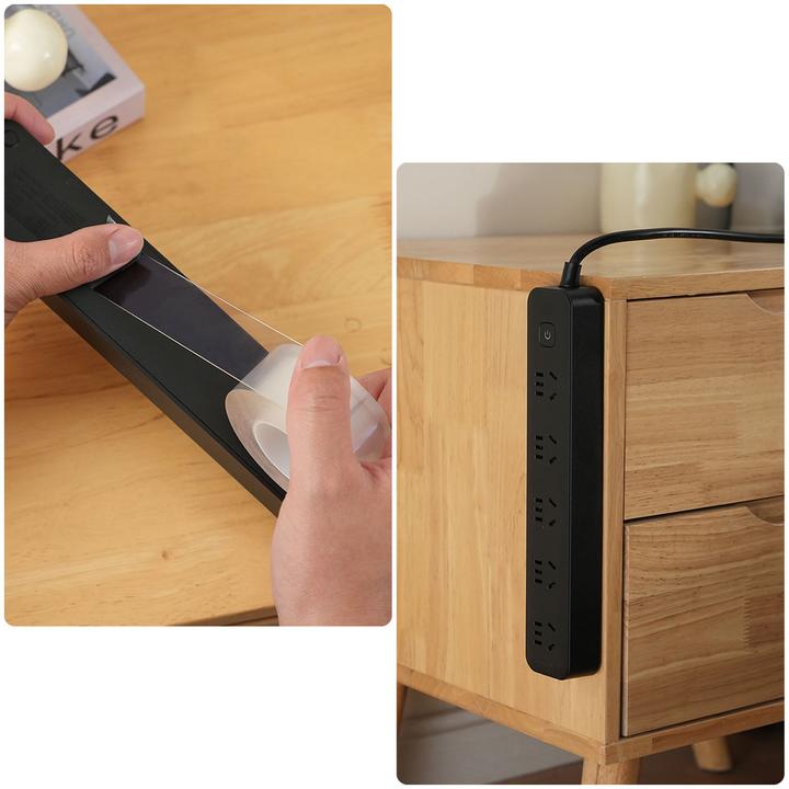 Actual product image Ideoon Doppelseitiges Nano-Klebeband Transparent (5m x 30mm): Starke 110g/cm² Haltekraft (30 mm)