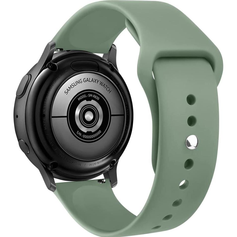 Thumbnail - Screenguard Silicone Strap Sportarmband (Silikon, Galaxy Watch 5 (40mm)), Uhrenarmband, Grün