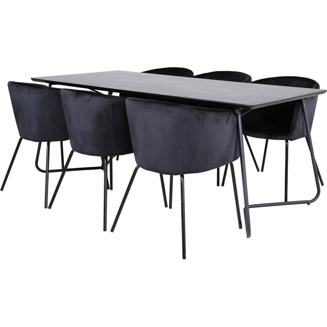 Ebuy24, Esstisch, Essgruppe Pippi 1 (7-teilig)