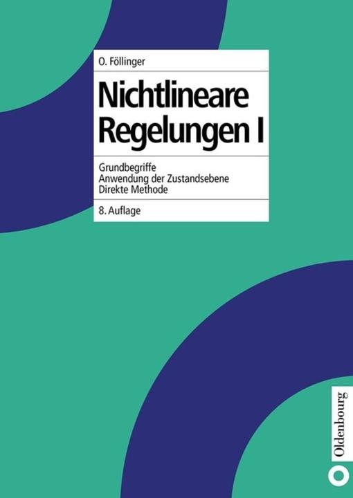 Produktbild Nichtlineare Regelungen I (Deutsch, 1998)
