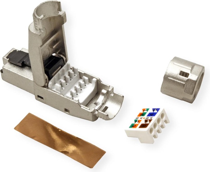 Produktbild Value Feldkonfektionierbarer RJ-45-Stecker Kat.8 (Class I) (Netzwerkkabel Stecker)