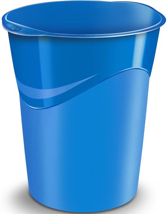 Produktbild Cep Papierkorb GLOSS, 14 Liter, ozean-blau (14 l)