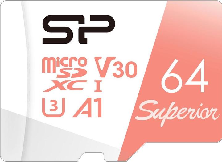 Immagine prodotto Silicon Power scheda di memoria Superior Micro SDXC 64GB UHS-I A3 V30 (64 GB, microSDXC, U3, UHS-I)