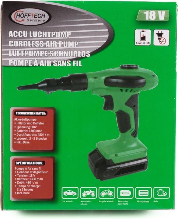 Produktbild ProPlus Akku-Luftpumpe 18V 1300 mAh