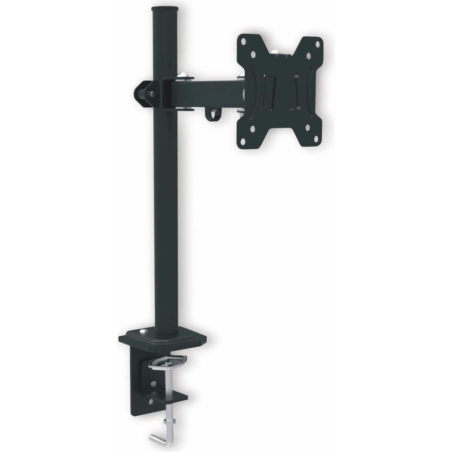 Opticum RED LCD-Schreibtischhalter Pixel Single (Tisch, 27", 8 kg), TV Wandhalterung, Schwarz