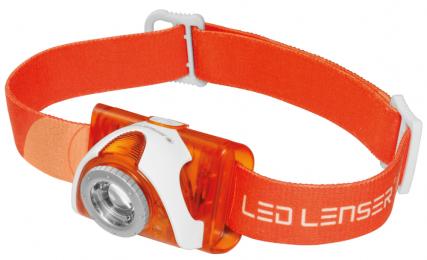 Produktbild Ledlenser SEO3 Orange mit 3x AAA Batterien (100lm / 100m / MIN 10h - MAX 40h - IPX6) (100 lm)