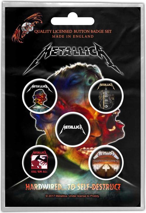 Image du produit Metallica - Badge HARDWIRED TO SELF DESTRUCT