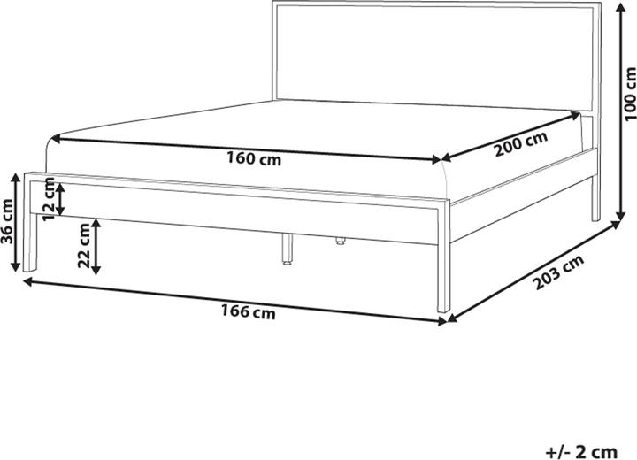 Actual product image Beliani Ervillers (160 x 200 cm)