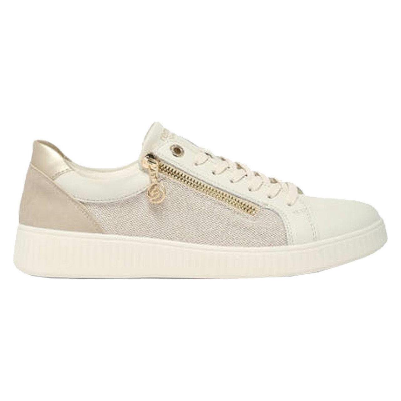 Remonte, Damen, Halbschuhe, Fs Halbschuh, Gold, Mehrfarbig, Weiss, (38)