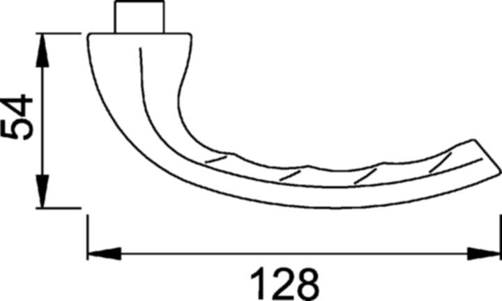Produktbild Hoppe Türdrücker 1710 Tokyo (Türgriff)