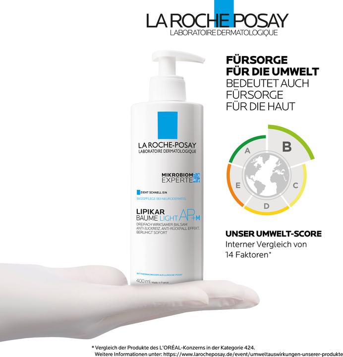 Actual product image La Roche Posay Lipikar Creme Light / Lipikar Baume Light AP+M (Body lotion, 400 ml)