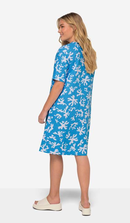 Produktbild Laurasøn Leinenmix-Kleid, A-Line, V-Ausschnitt, Halbarm (XXL)