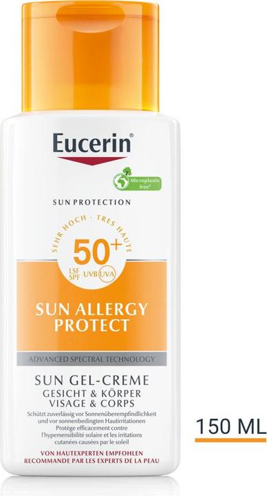 Image du produit Eucerin SUN Allergy Protect Visage & Corps SPF 50+ (Crème solaire, SPF 50, 150 ml, 203 g)