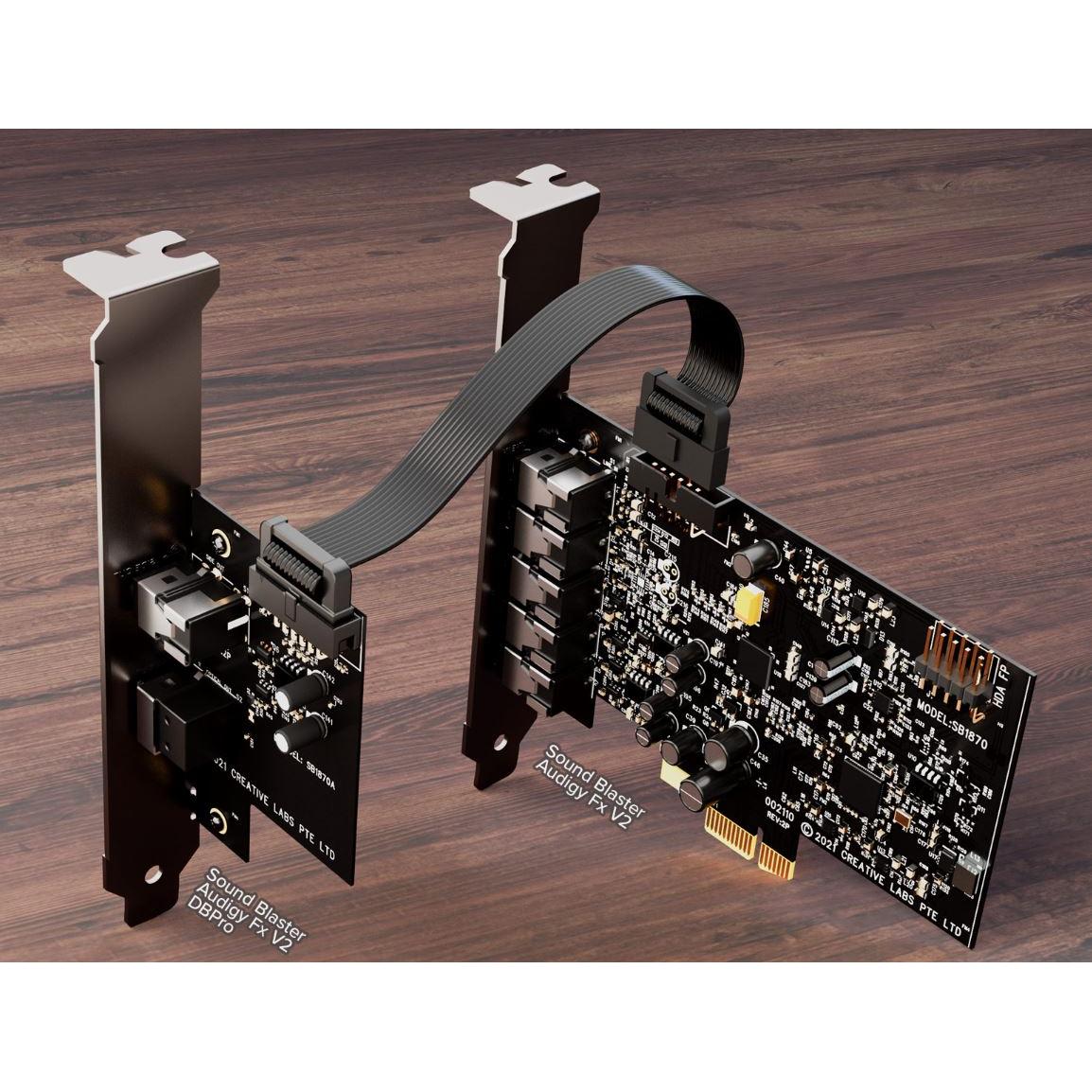 Thumbnail - Creative Sound blaster audigy fx v2 Eingebaut 5.1 Kanäle PCI-E (Mini PCI Express), Soundkarte