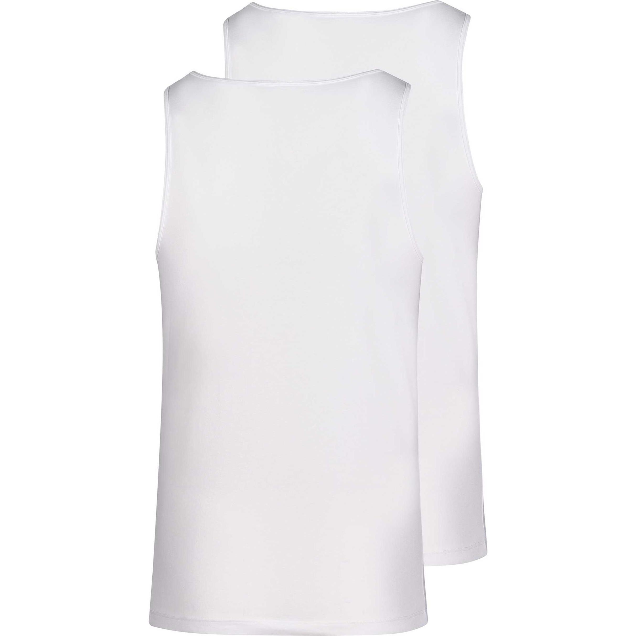 Thumbnail - Skiny, Herren, Shirt, Unterhemd Casual Figurbetont, Weiss, (L)