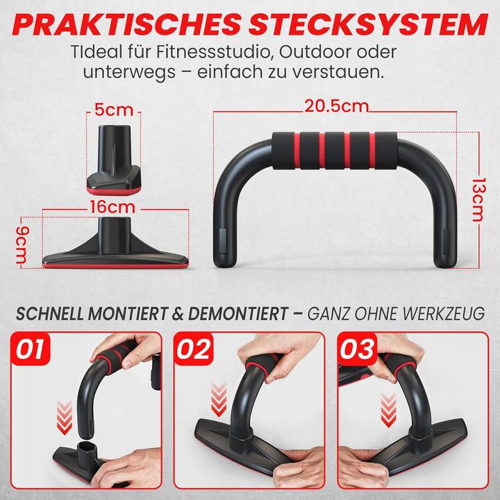 Produktbild Funflex Push-up Bars mit rutschfestem Griff -Liegestützgriffe