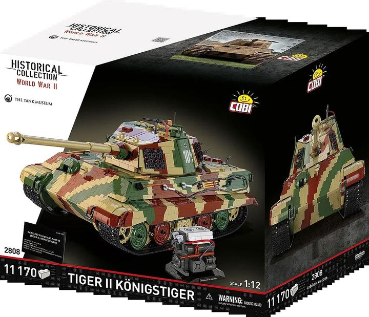 Actual product image Cobi 11000 PCS TIGER II Königstiger 1:12 COBI-2808