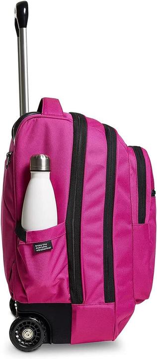 Actual product image Invicta Plain Trolley with Wheels, Shoulder Straps, and Multiple Pockets (42 l)