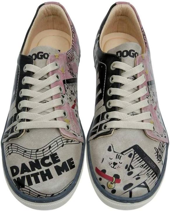 Actual product image Dogo Dance with Me Pattern Sneakers (36)
