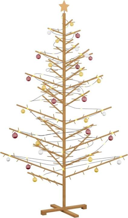 Actual product image vidaXL Holz Weihnachtsbaum (210 cm)