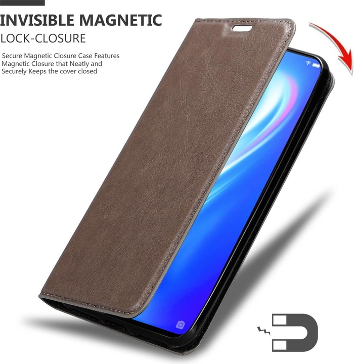 Produktbild Cadorabo Book Invisible Magnet Cover (Vivo S1)