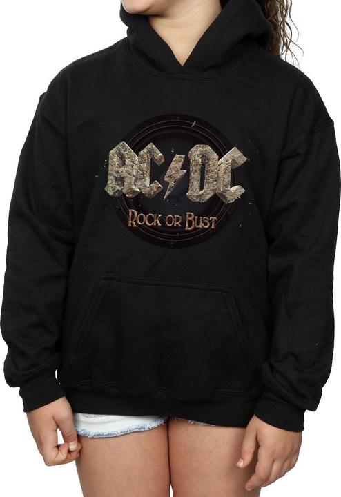 Image du produit AC/DC Sweat à capuche Rock Or Bust pour filles (152, 158)