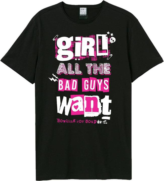 Produktbild Amplified Girl All The Bad Guys Want TShirt (XS)
