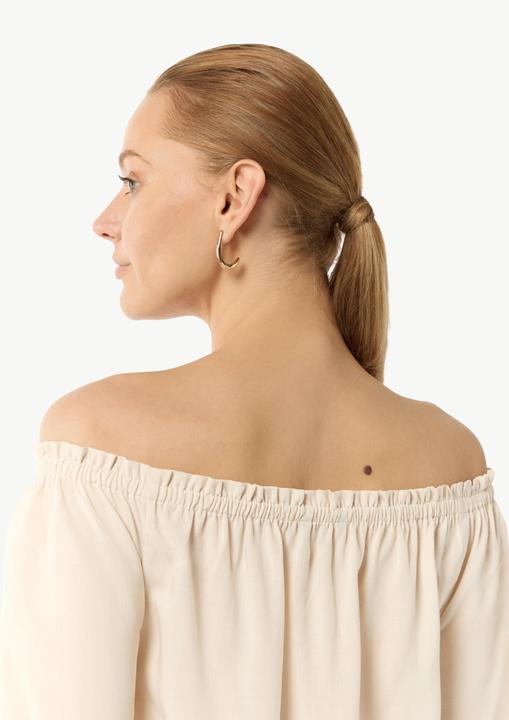 Image du produit Comma Bluse Carmen-Bluse aus Lyocellmix mit elastischem Ausschnitt (40)