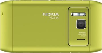 Actual product image Nokia N8-00 - Green (16 GB, 3.50", 12 Mpx, 3G)