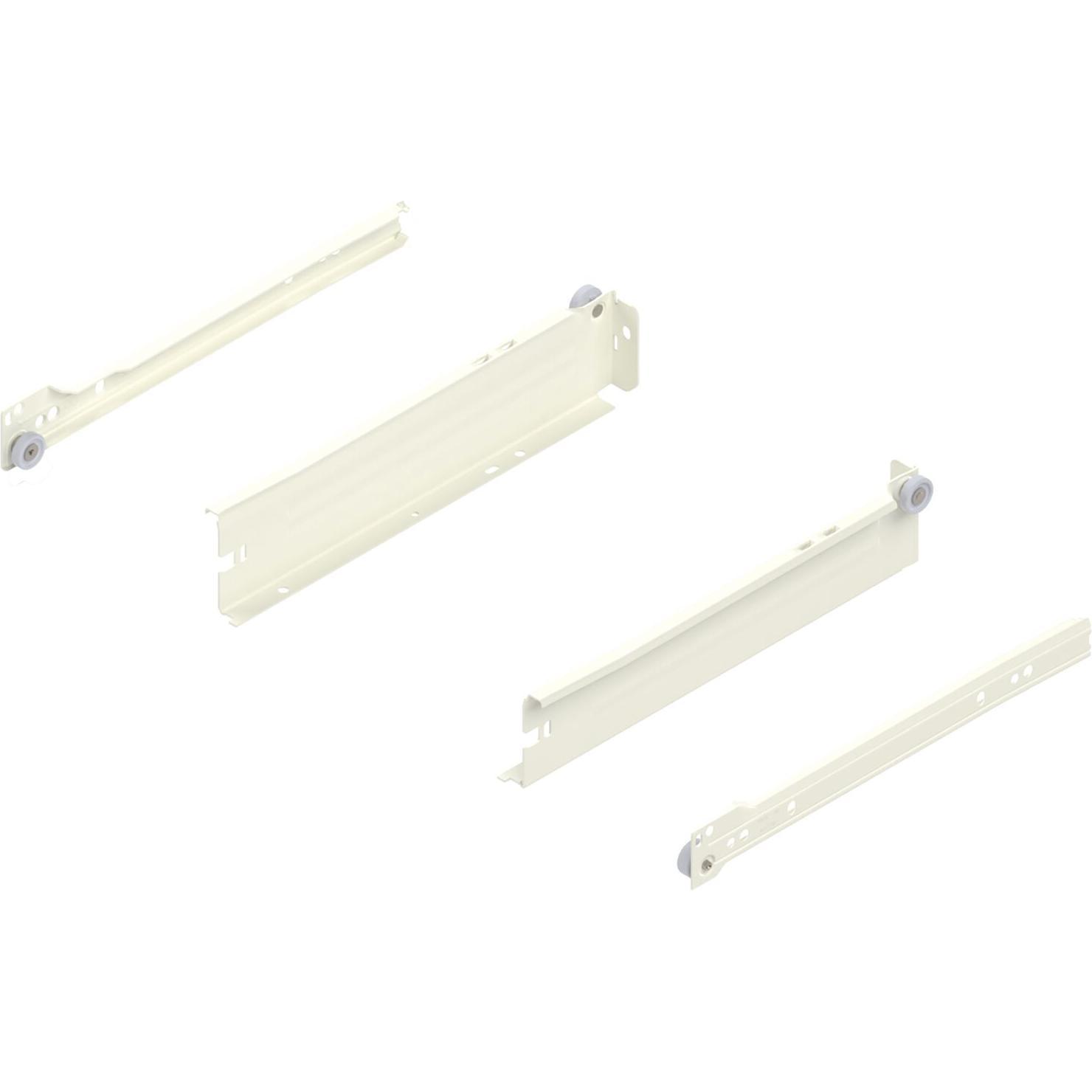 Blum, Schubladenauszüge, METABOX N Zarge 320 Schraubversion, Teilauszug, NL 270, cremeweiss