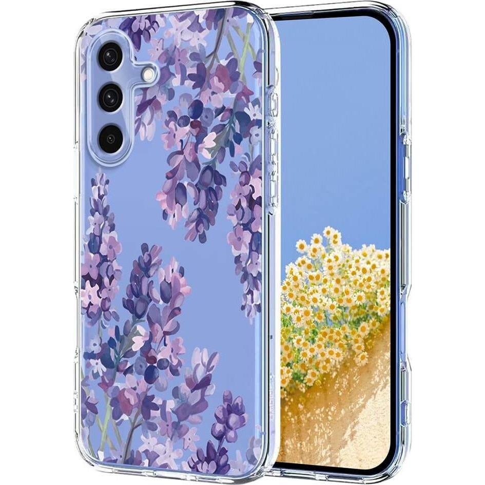 Cover-Discount Galaxy S25 FE - Silikon Gummi Hülle Blumen (Samsung Galaxy S25 FE), Cover smartphone