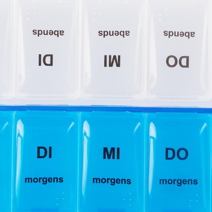 Actual product image Relaxdays Pill Organiser with 2 Compartments