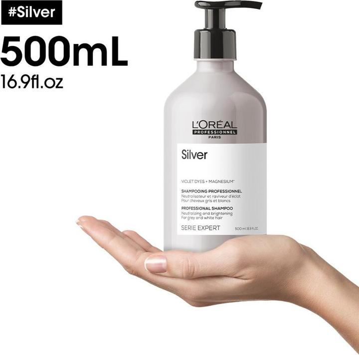 Actual product image L'Oréal Professionnel Serie Expert Silver (500 ml, Liquid shampoo)