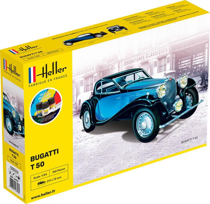 Actual product image Heller STARTER KIT Bugatti T 50
