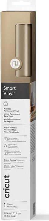 Actual product image Cricut Smrtvnl P Mat Metal Champagne 13in X 3ft
