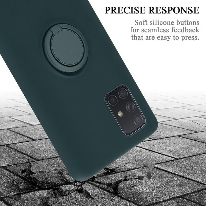 Actual product image Cadorabo TPU Liquid Ring Silicone Case Cover (Samsung Galaxy A71)