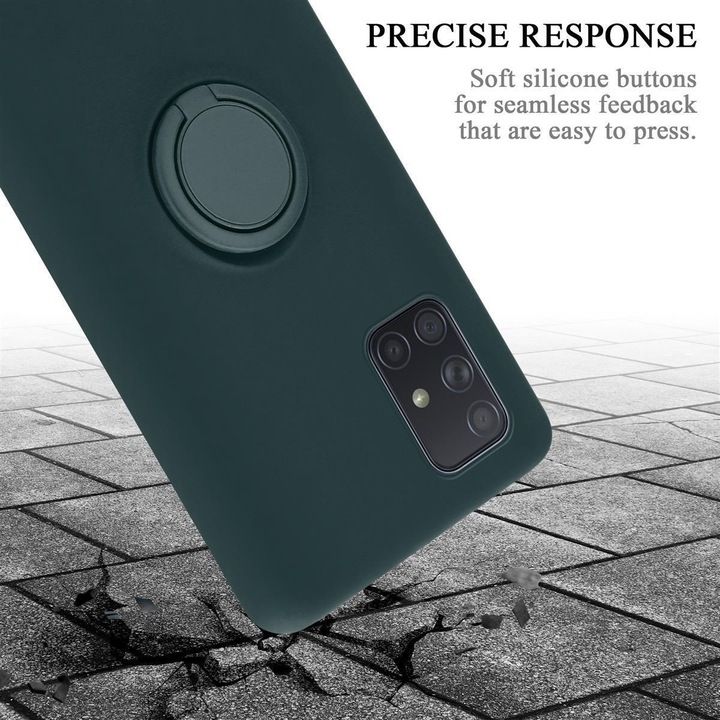 Actual product image Cadorabo TPU Liquid Ring Silicone Case Cover (Samsung Galaxy A71)
